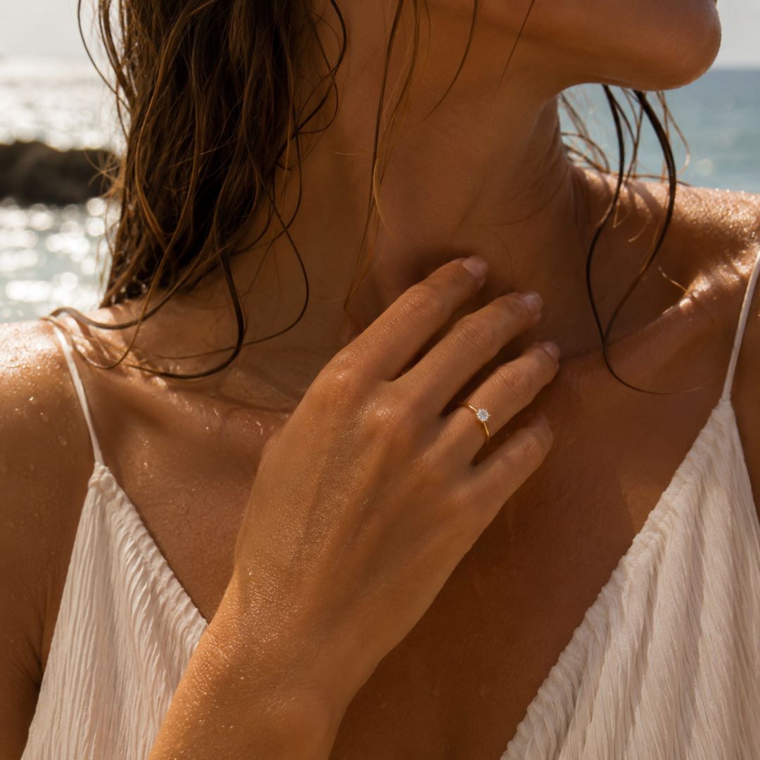 Classic Solitaire Ring Gold