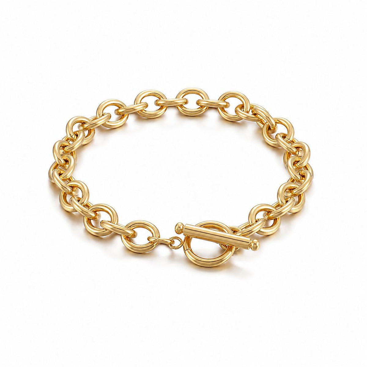 T-Bar link bracelet Gold