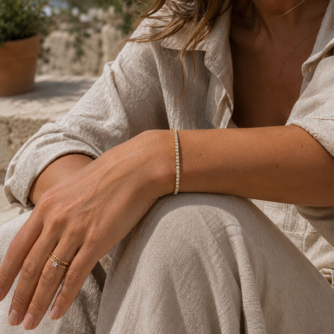 Tennis Bracelet Gold